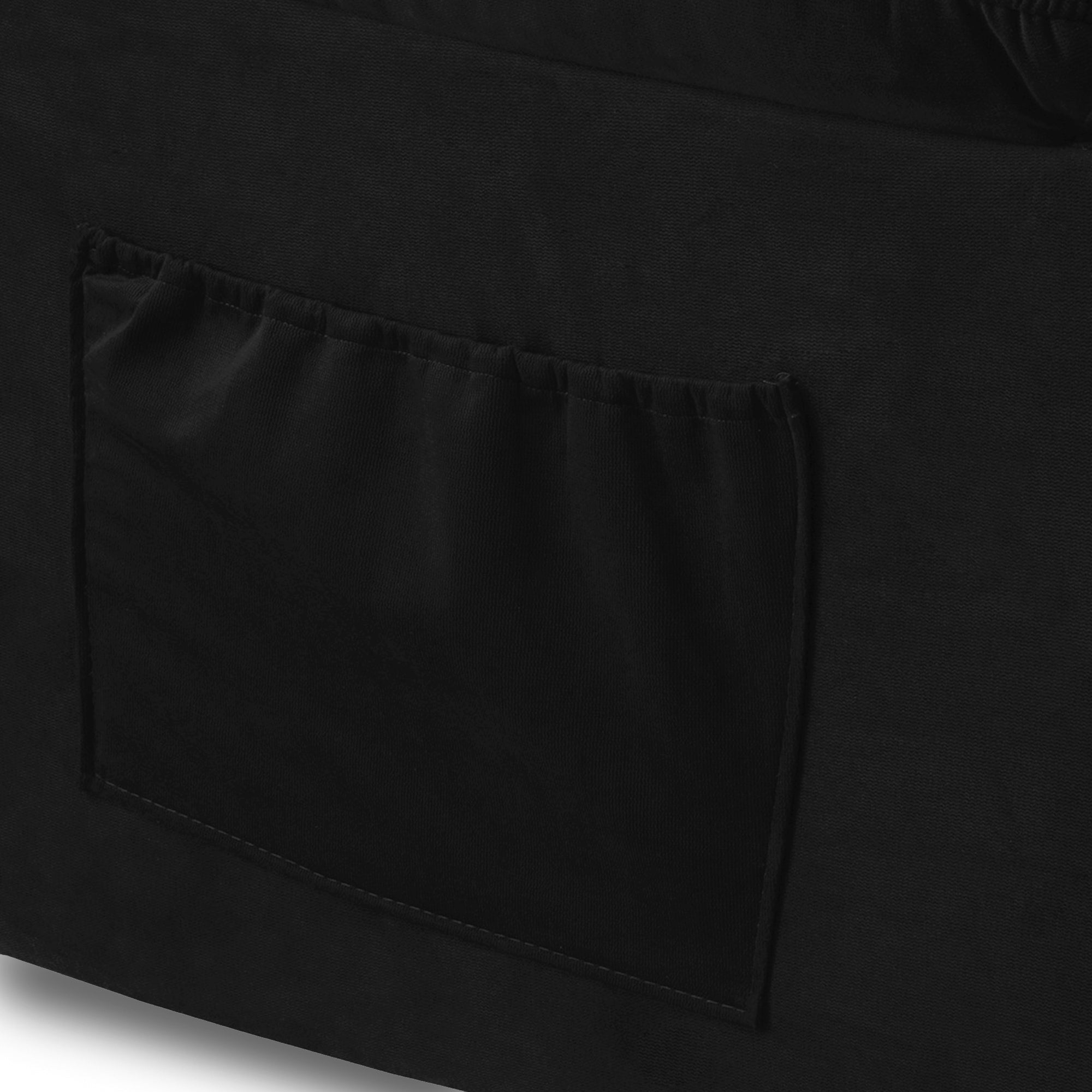 Silla reclinable dhaka 1p estatica microfibra negro