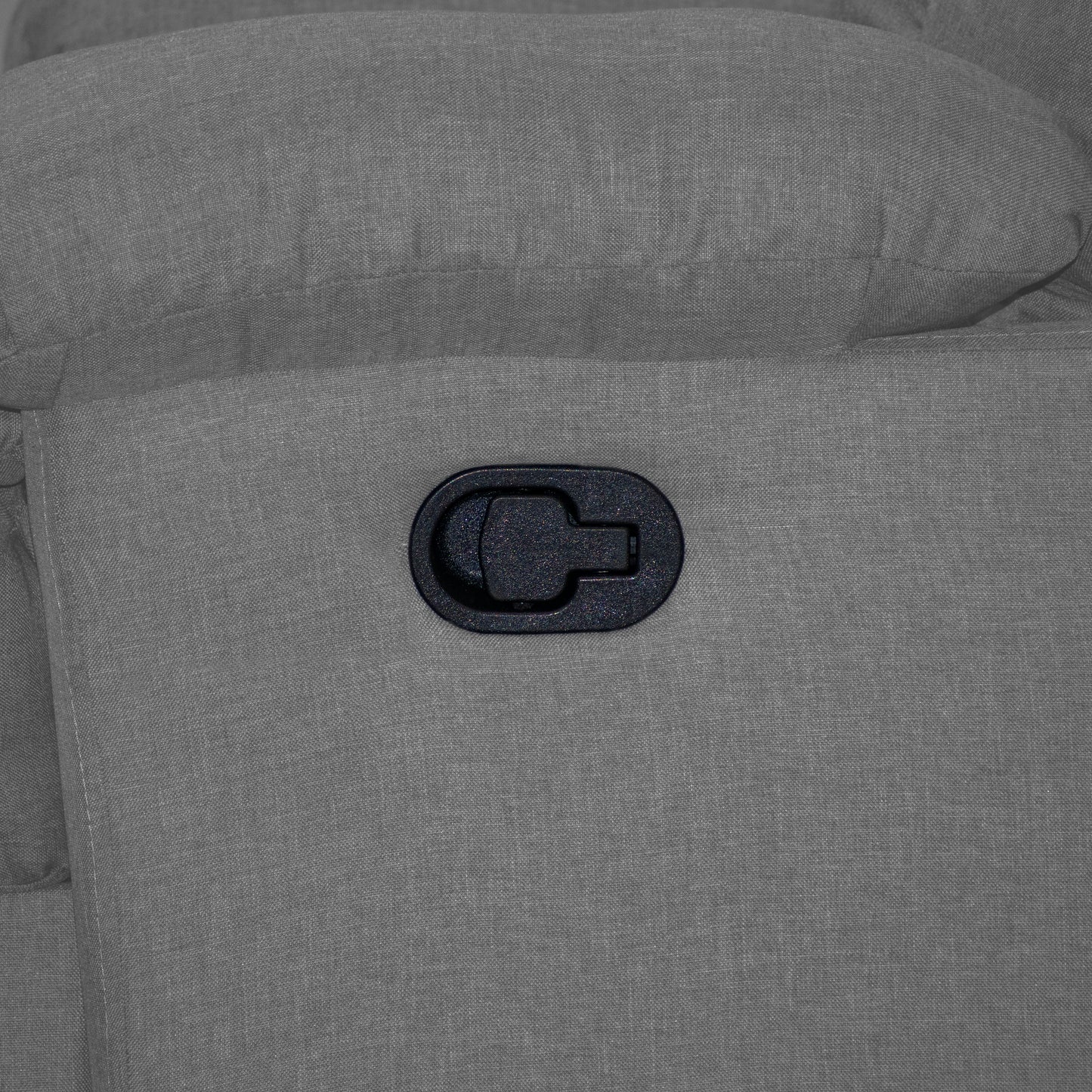 SILLA RECLINABLE ESTÁTICA PEKIN 1 PUESTO  MICROFIBRA  GRIS CLARO
