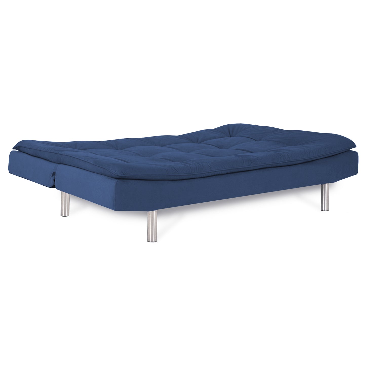 SOFA CAMA BELLINI   MICROFIBRA AZUL