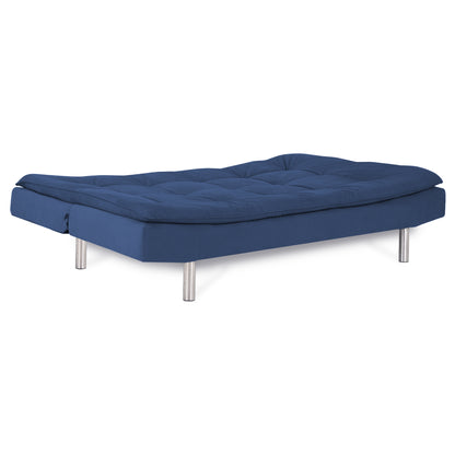 SOFA CAMA BELLINI   MICROFIBRA AZUL