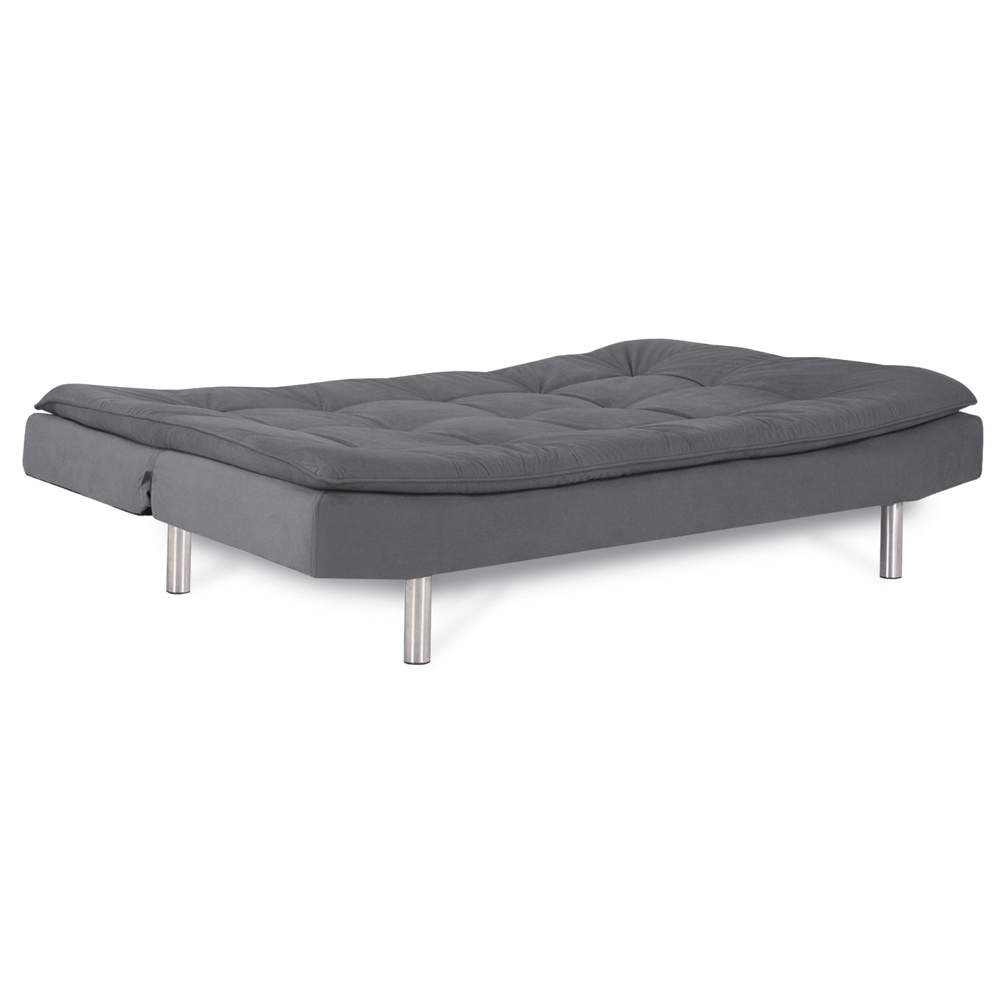 SOFA CAMA BELLINI   MICROFIBRA PLATA