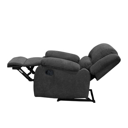 Reclinable Sull estática Microfibra Gris Plomo