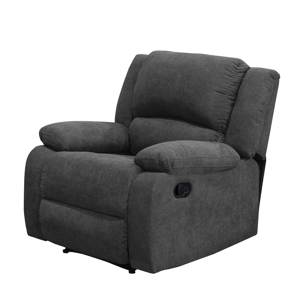 Reclinable Sull estática Microfibra Gris Plomo