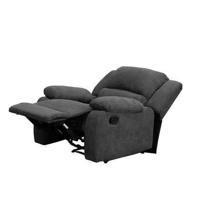 Reclinable Sull estática Microfibra Gris Plomo