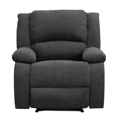 Reclinable Sull estática Microfibra Gris Plomo