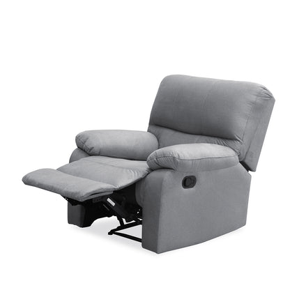 Silla reclinable Gales gris plata