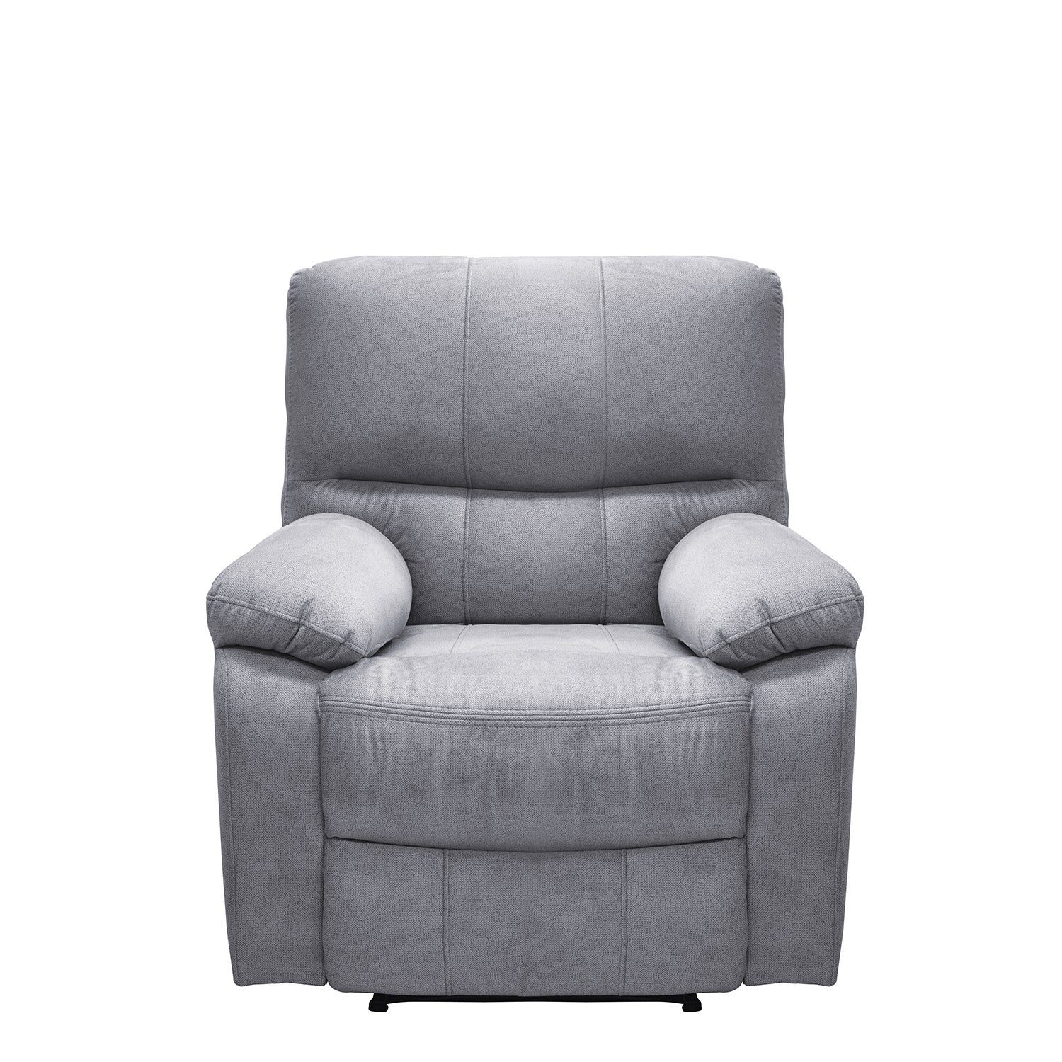 Silla reclinable Gales gris plata