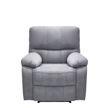Silla reclinable Gales gris plata