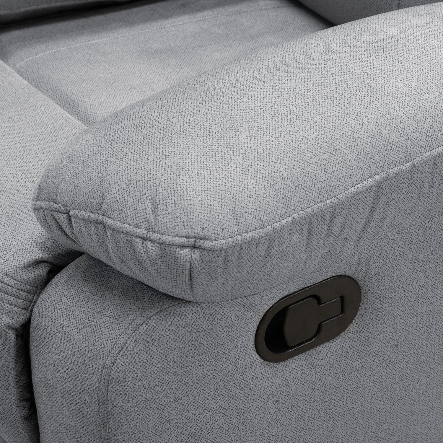 Silla reclinable Gales gris plata