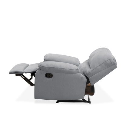 Silla reclinable Gales gris plata