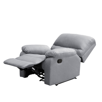 Silla reclinable Gales gris plata