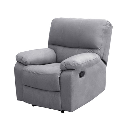 Silla reclinable Gales gris plata