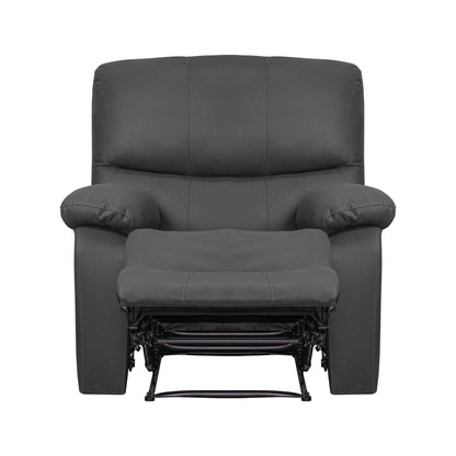 SILLA RECLINABLE GALL 1  PUESTO  ESTATICA TIPO SINTETICO GRIS PLOMO