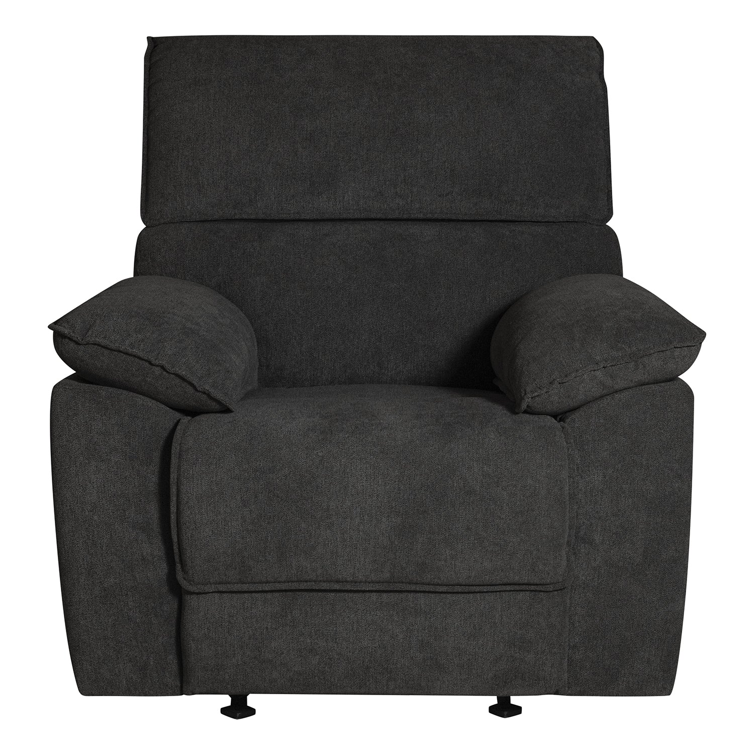Silla Reclinable Alexa Microfibra Gris Plomo
