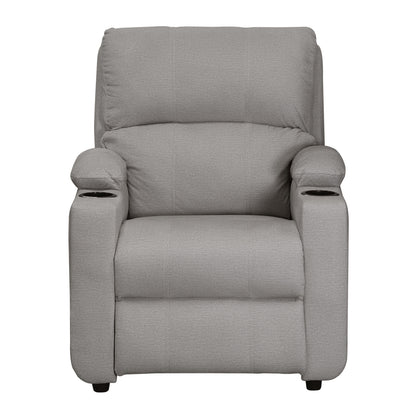 Reclinable Alan Estática microfibra Taupe