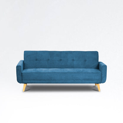 SOFA CAMA DEBBY  MICROFIBRA  AZUL