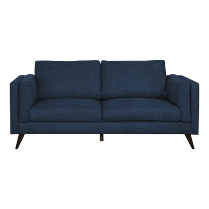 SOFA MONTREAL  3 PTOS MICROFIBRA AZUL