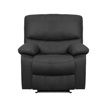 SILLA RECLINABLE GALL 1  PUESTO  ESTATICA TIPO SINTETICO GRIS PLOMO