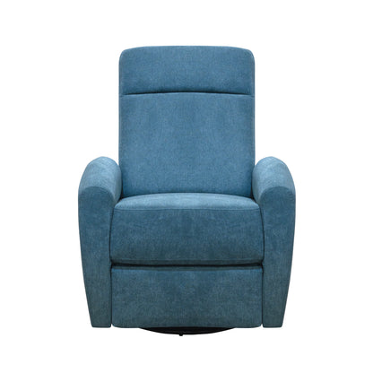 SILLA RECLINABLE ALASKA 1 PTO GIRAT/MECE MICROFIBRA INDIGO