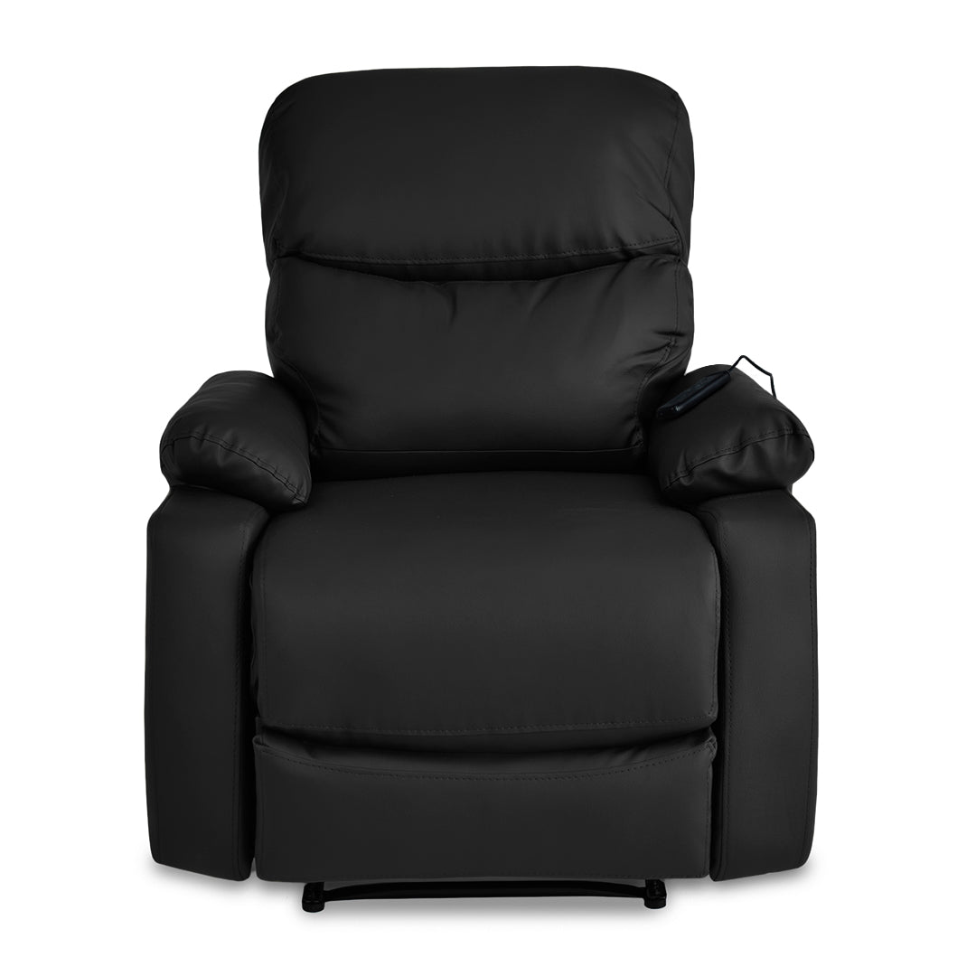 Silla reclinable velara 1 puesto sintetico negro masaje