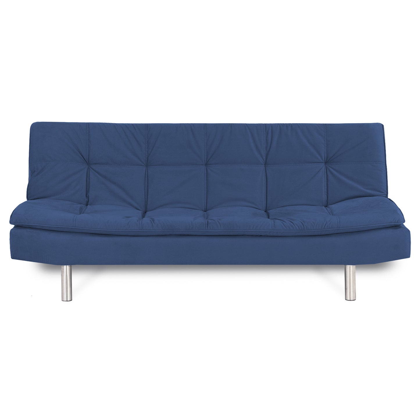 SOFA CAMA BELLINI   MICROFIBRA AZUL