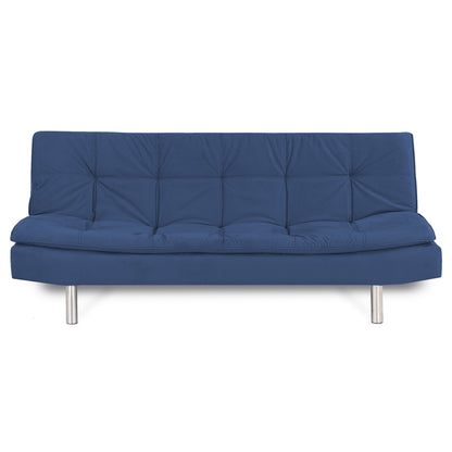SOFA CAMA BELLINI   MICROFIBRA AZUL