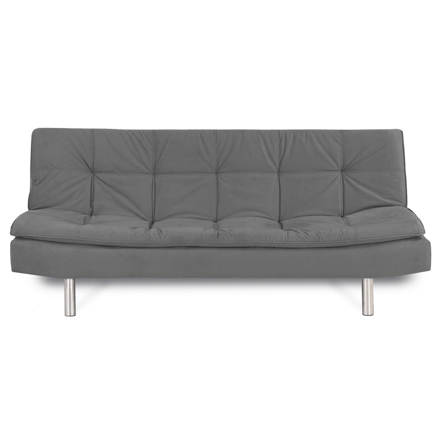 SOFA CAMA BELLINI   MICROFIBRA PLATA