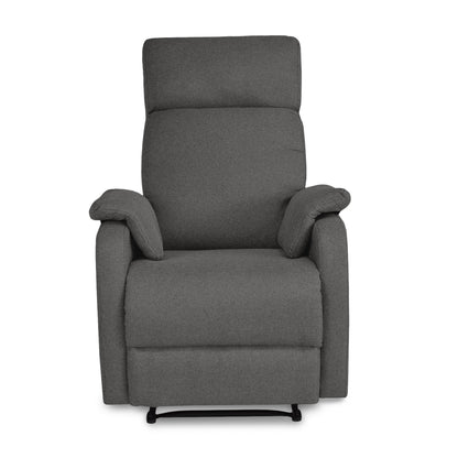 SILLA RECLINABLE VELVET MICROFIBRA GRIS