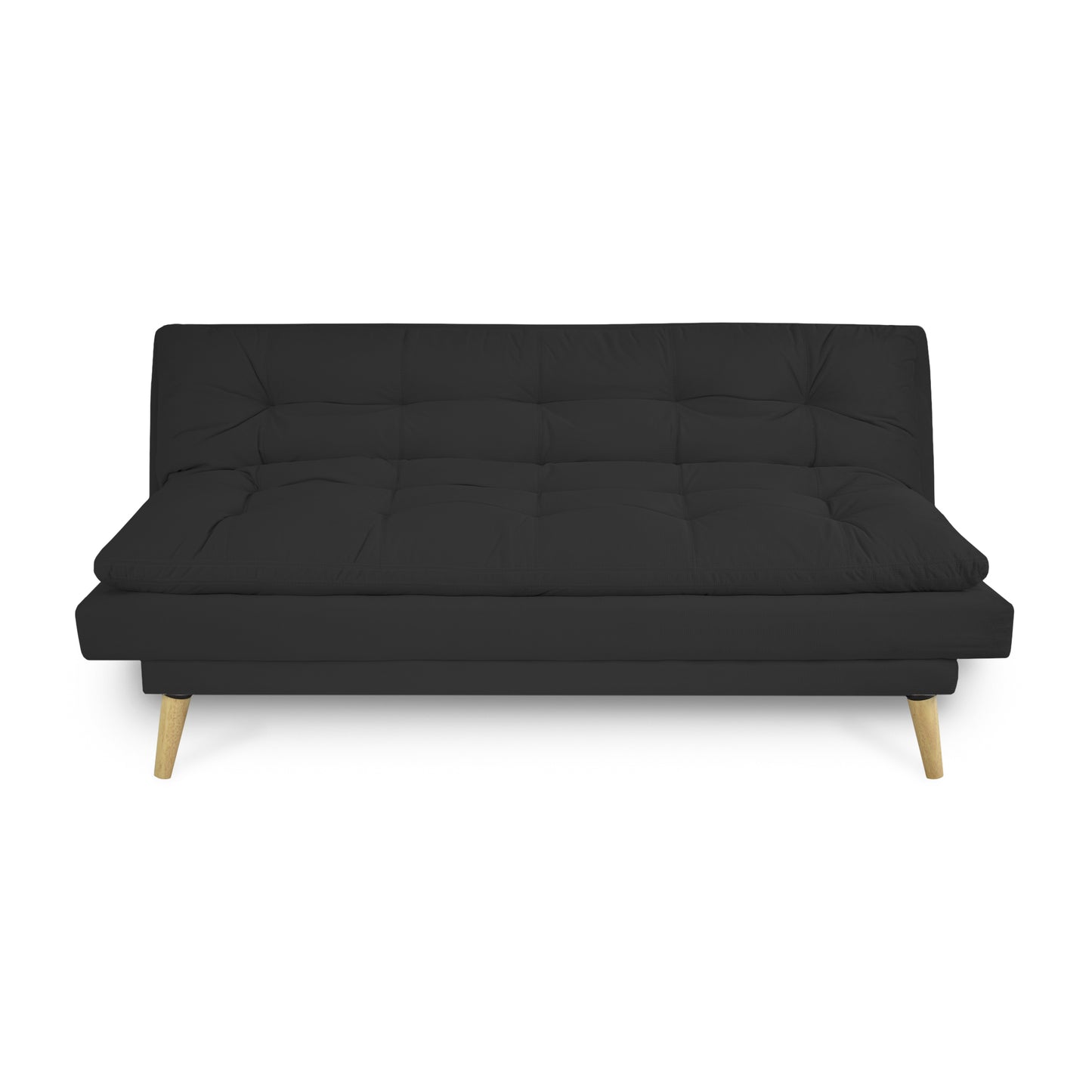 SOFA CAMA NANTES MICROFIBRA  GRIS OSCURO