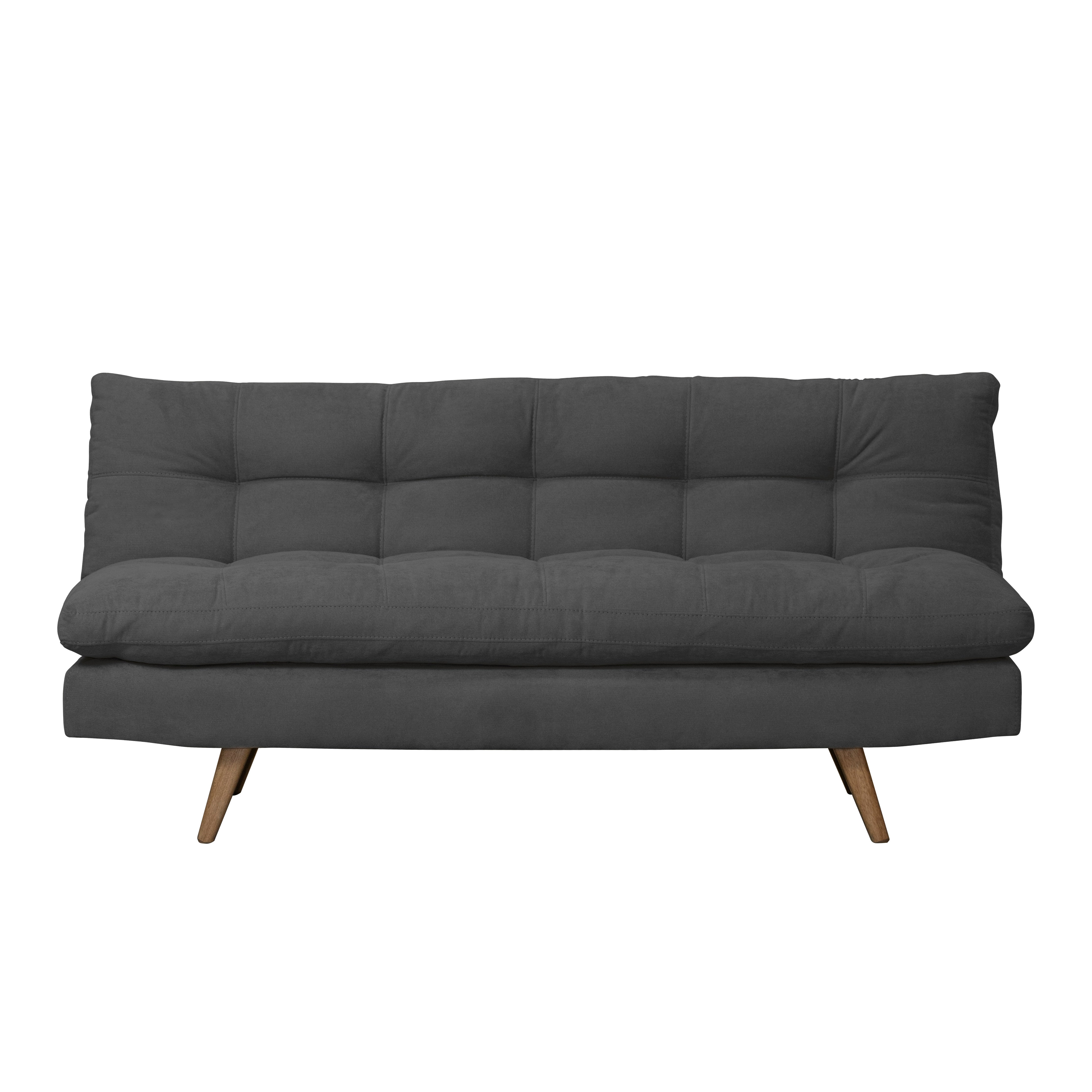 Sofa cama zur natural microfibra plomo