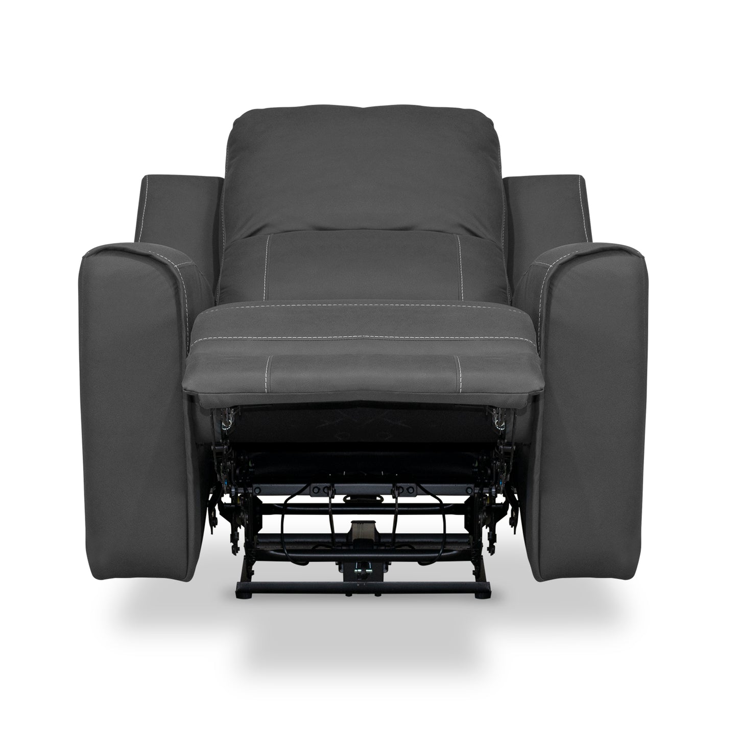 SILLA RECLINABLE ELECTRICA  DUKE 1 PUESTO  GRIS PLOMO