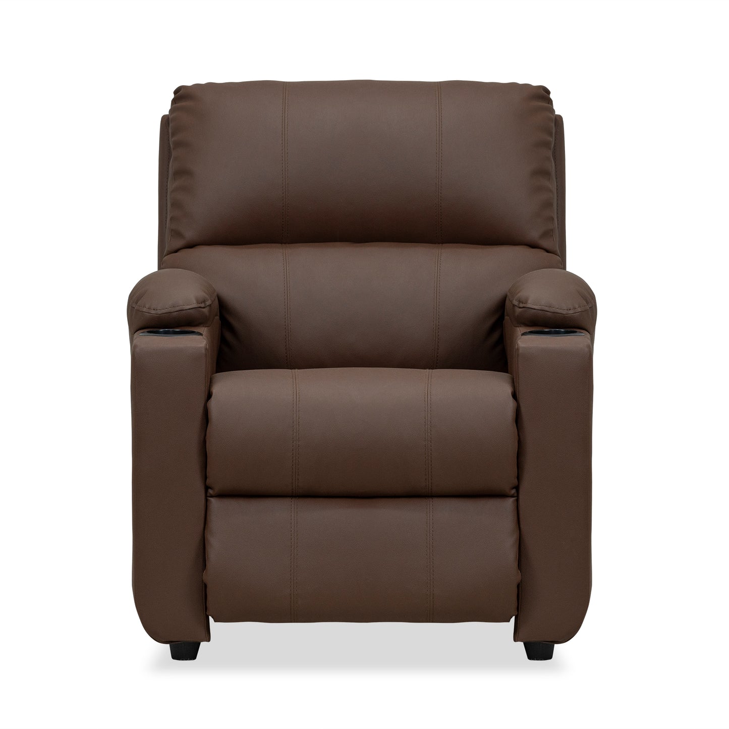SILLA RECLINABLE ALAN  1 PUESTO  SINTETICO CHOCOLATE