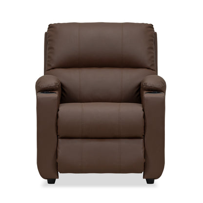 SILLA RECLINABLE ALAN  1 PUESTO  SINTETICO CHOCOLATE
