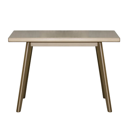 MESA COMEDOR 4 PUESTOS REGINA  CHAMPAÑA CHAMPAN