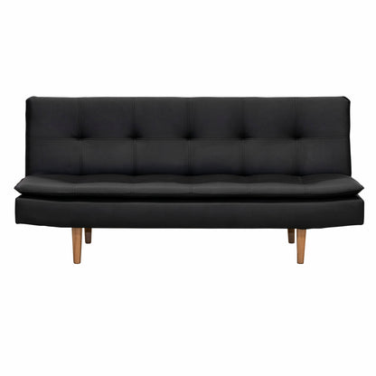 SOFA CAMA BELLINI   TIPO SINTETICO NEGRO