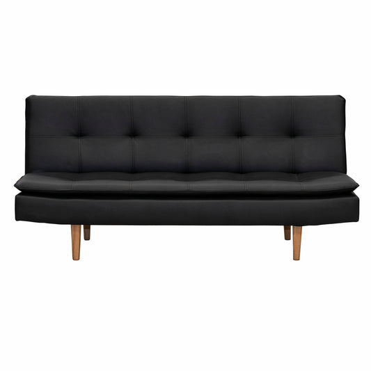 SOFA CAMA BELLINI   TIPO SINTETICO NEGRO