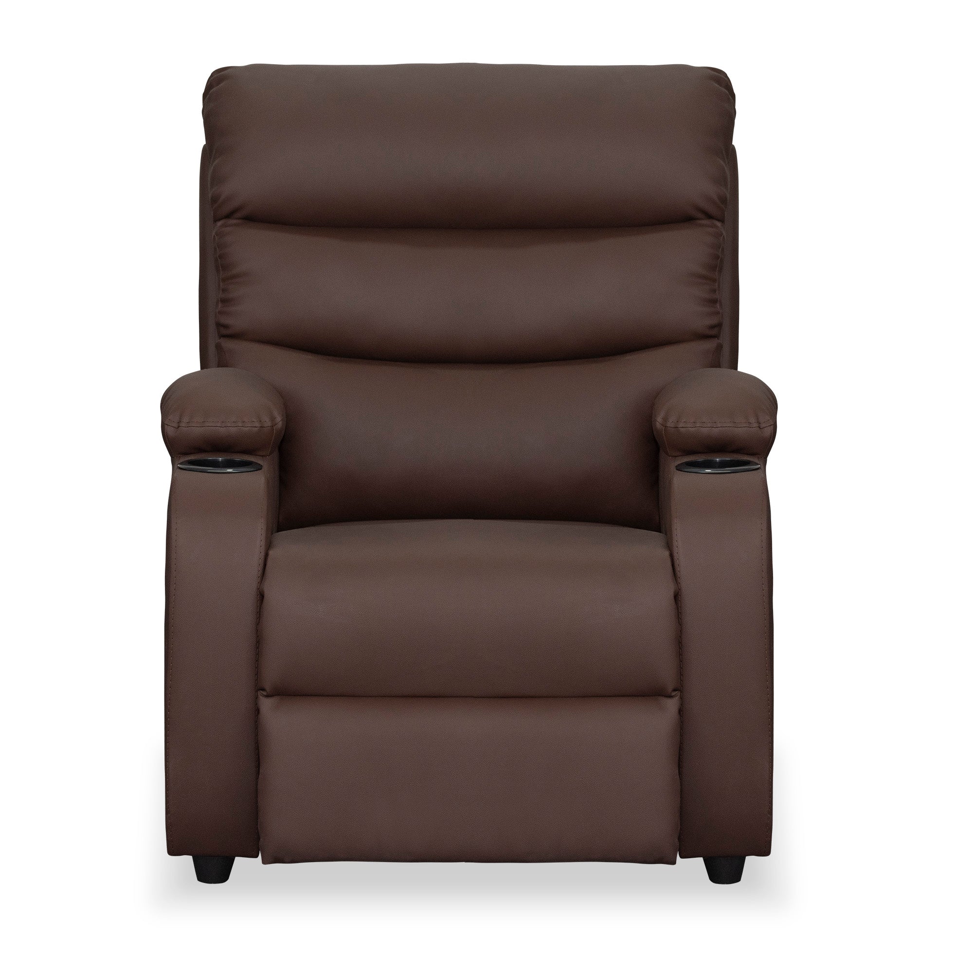 Silla reclinable trevi 1 puesto sintetico chocolate