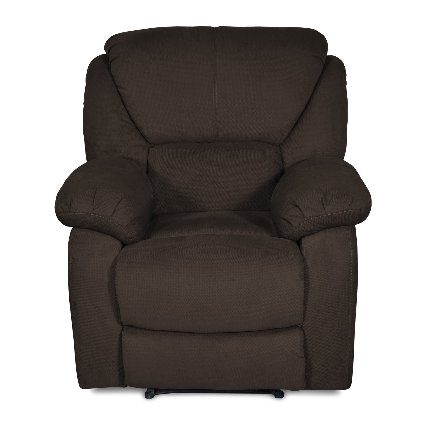 SILLA RECLINABLE OHIO ESTATICA MICROFIBRA CHOCOLATE