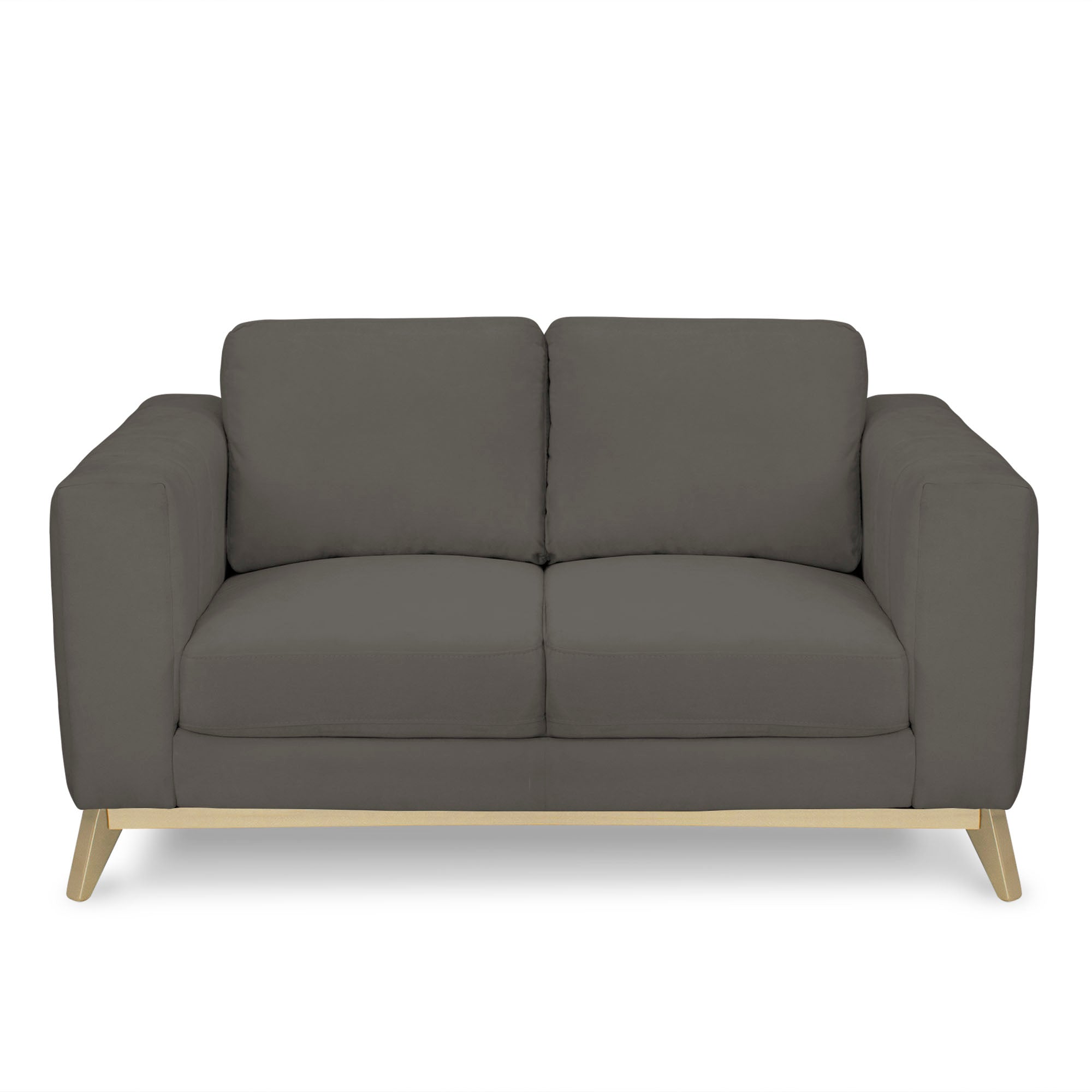 Sofa 2 puestos regina microfibra taupe