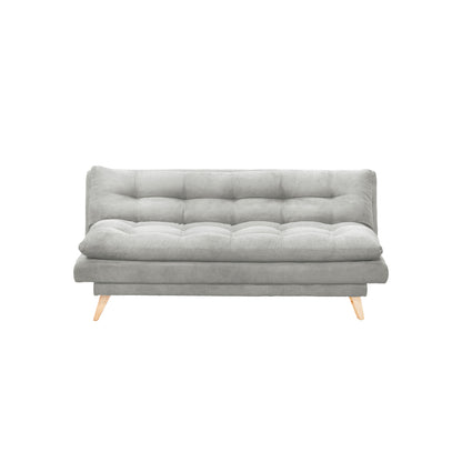 SOFA CAMA NANTES MICROFIBRA  PLATA