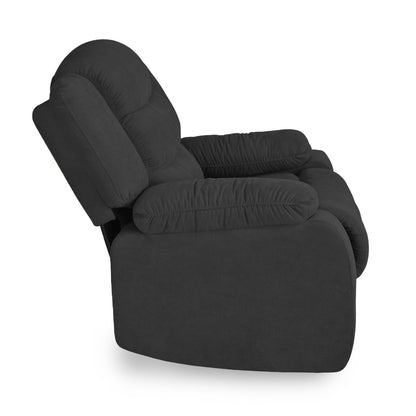 SILLA RECLINABLE GRAND ESTATICA 1 PUESTO MICROFIBRA  GRIS PLOMO