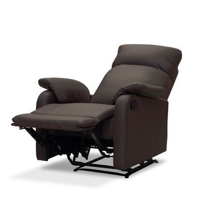 SILLA RECLINABLE VELVET  1 PUESTO SINTETICA CHOCOLATE