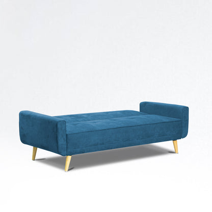 SOFA CAMA DEBBY  MICROFIBRA  AZUL