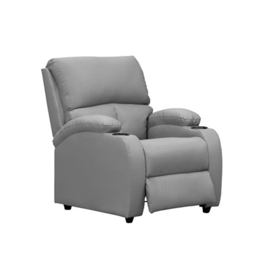 SILLA RECLINABLE AMBER  ESTATICA SINTETICO GRIS