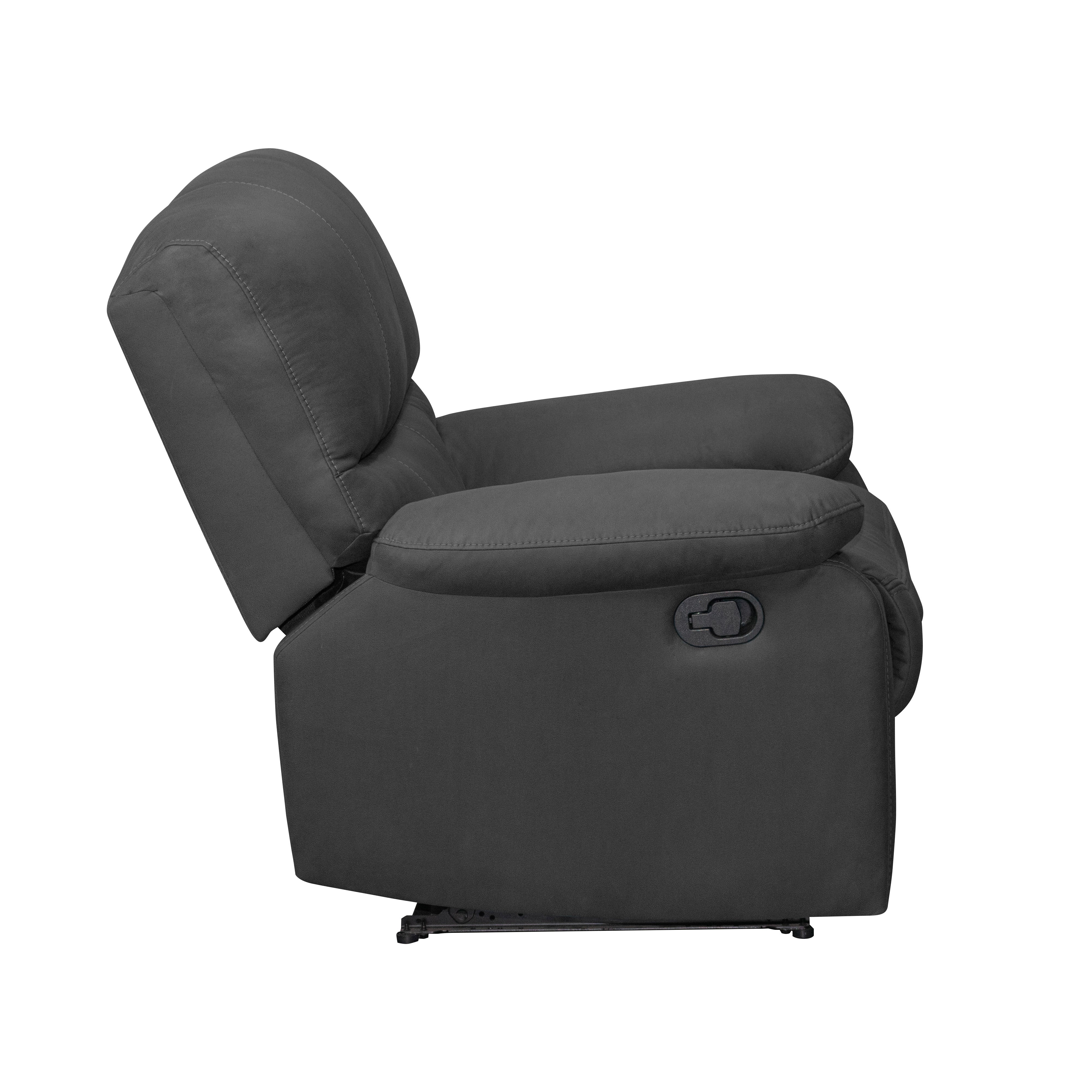 Silla reclinable gall 1 puesto estática tipo sintetico gris plomo