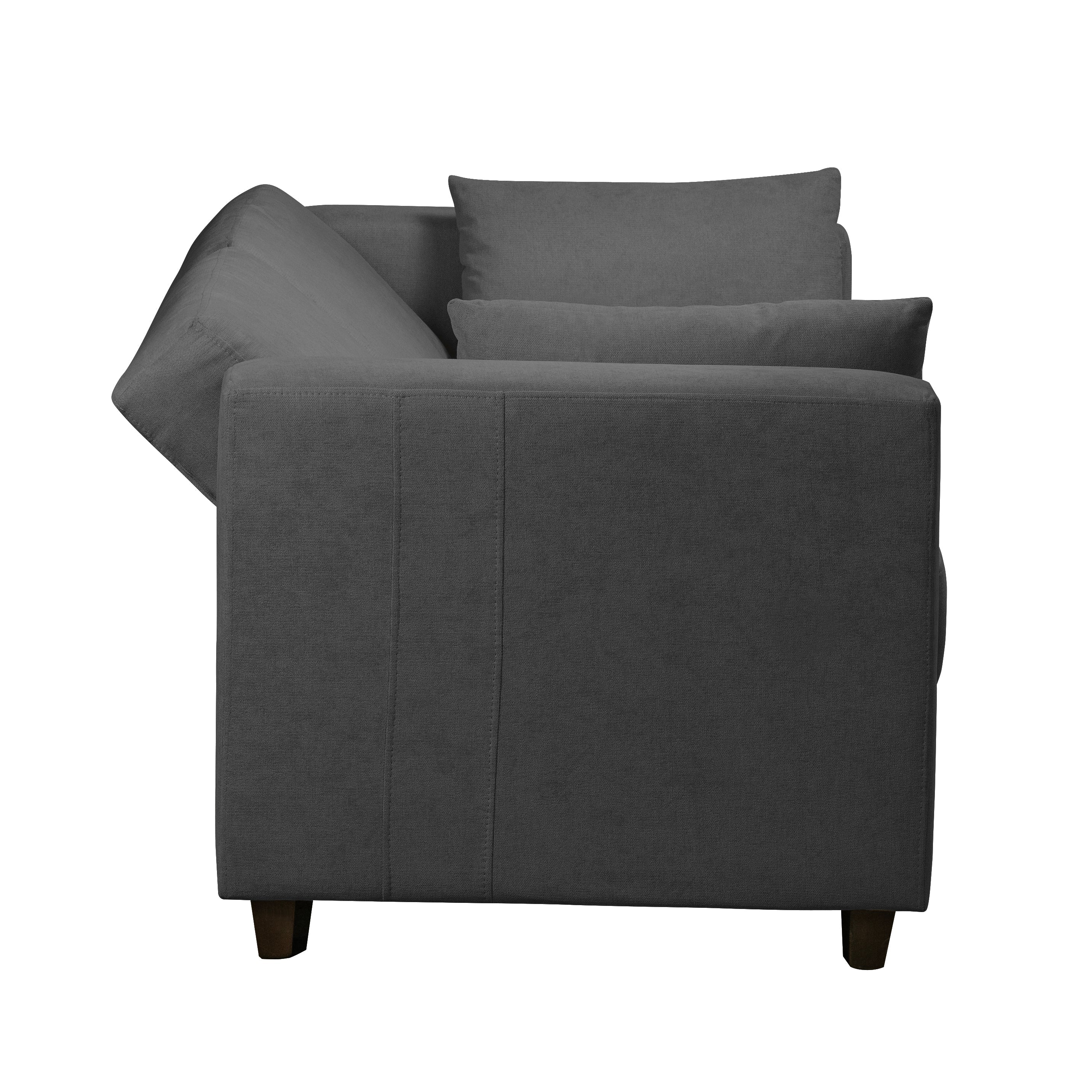 Sofa cama hunter microfibra gris plomo