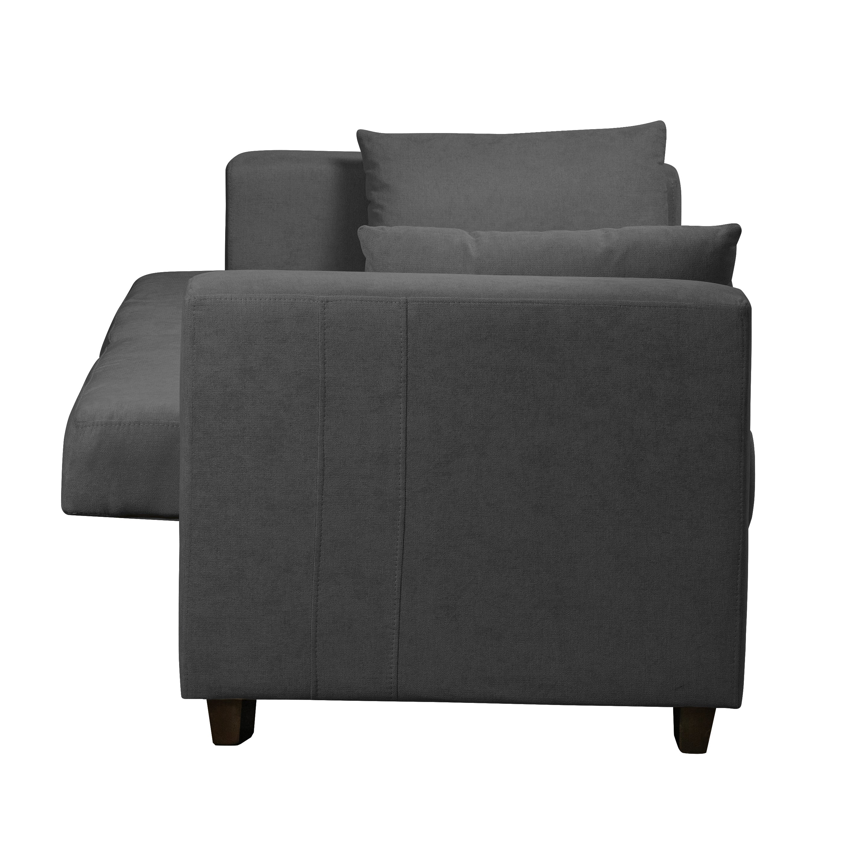Sofa cama hunter microfibra gris plomo