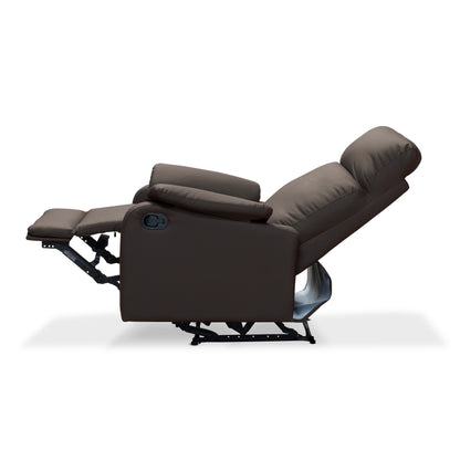 SILLA RECLINABLE VELVET  1 PUESTO SINTETICA CHOCOLATE
