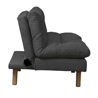 Sofa cama zur natural microfibra plomo