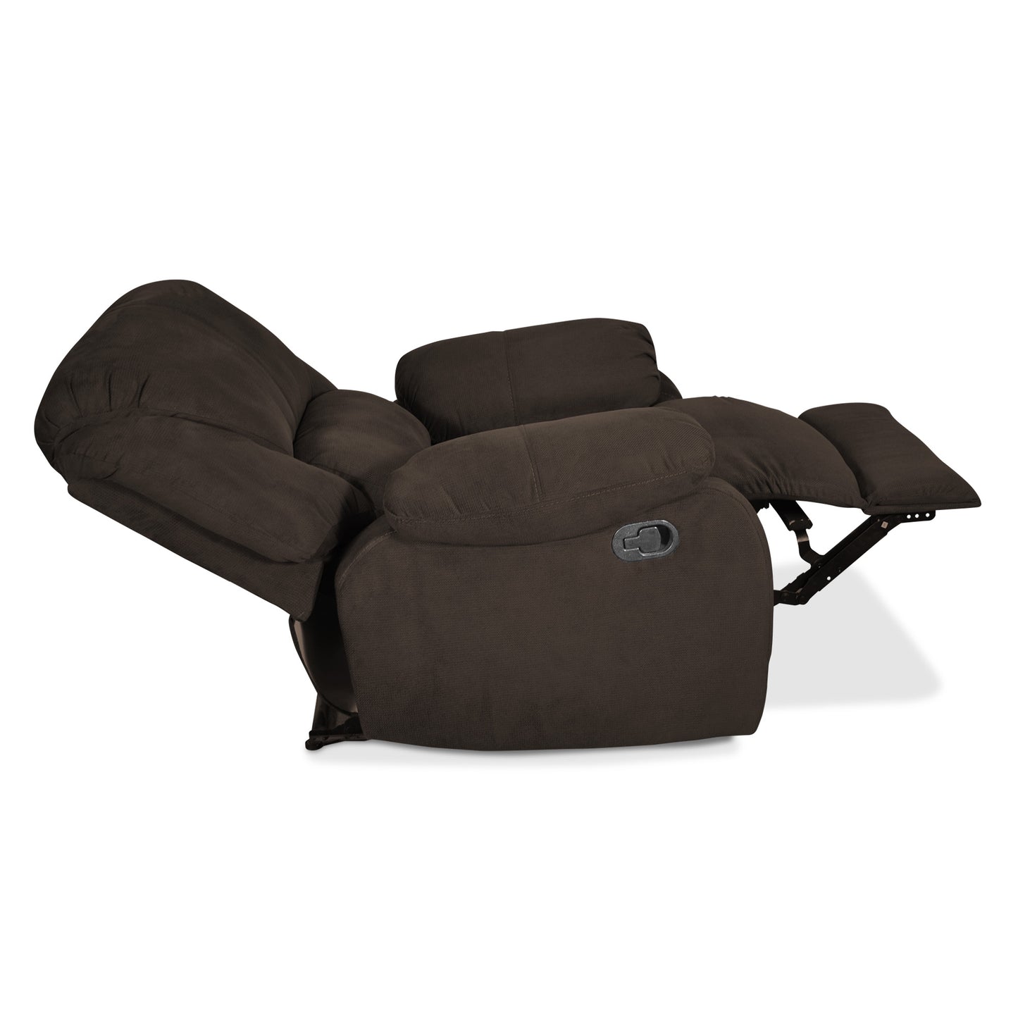 SILLA RECLINABLE OHIO ESTATICA MICROFIBRA CHOCOLATE